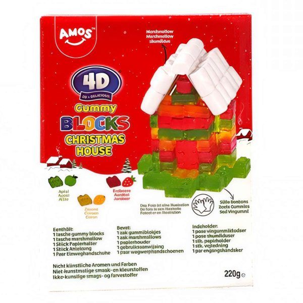 Amos 4D Gummy Blocks House Christmas