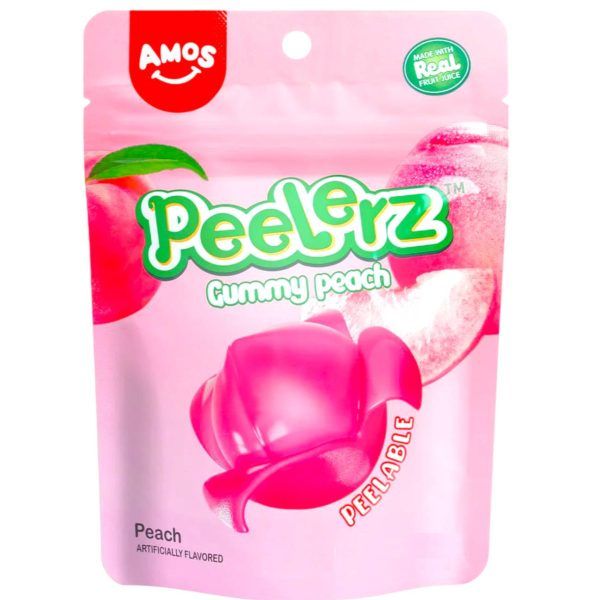 Amos Peelerz Gummy Peach 65g