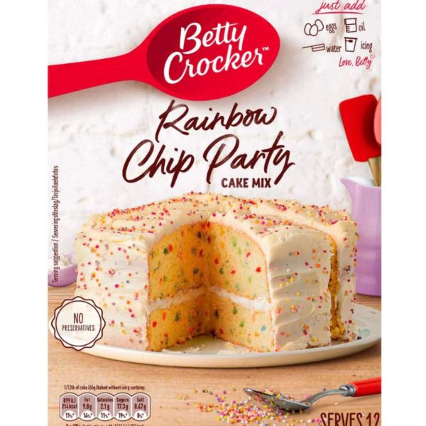 Betty Crocker Rainbow Chip Party Cake Mix