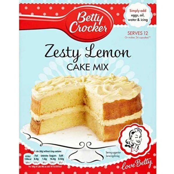 Betty Crocker Zesty Lemon Cake Mix
