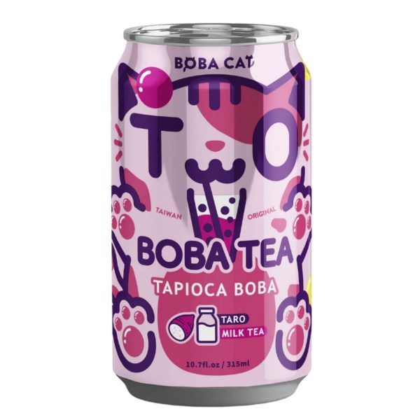 Boba Cat Taro Milk Tea