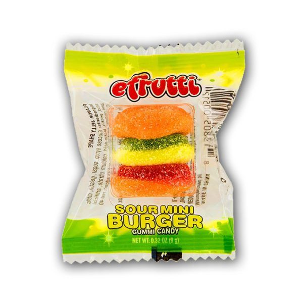 E-Frutti Caramella Gommosa Mini Burger Aspra