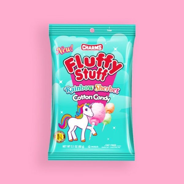 Fluffy Zucchero Filato Rainbow Sherbet
