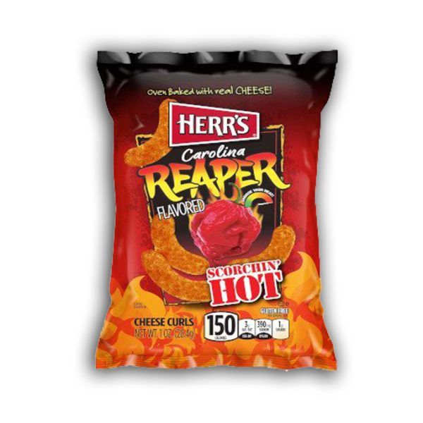 Herr's Patatine al Formaggio e Peperoncino Carolina Reaper