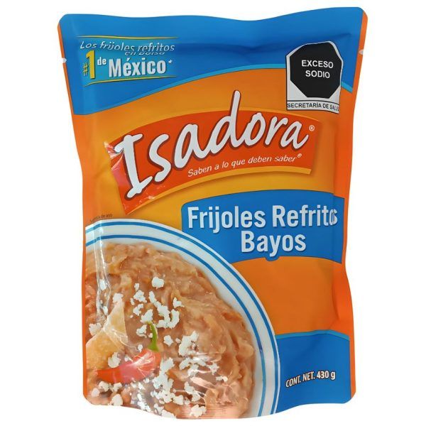 Isadora Frijoles Bayos Refritos Pouch 430 g