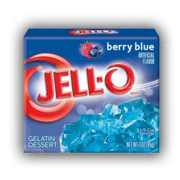 Jell-O Gelatina al Mirtillo Blu