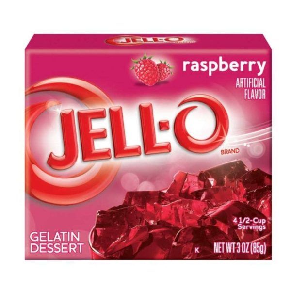 Jell-O Gelatina al gusto Lampone
