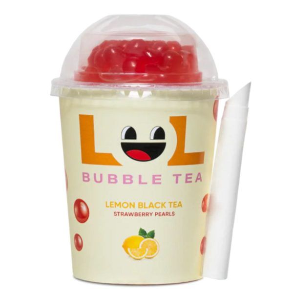 LOL Bubble Tea Black Lemon Tea e Strawberry