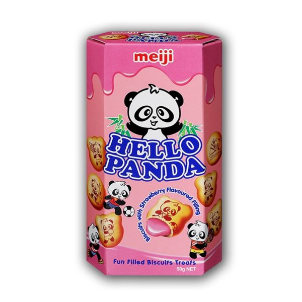 Meiji Hello Panda biscottini alla Fragola