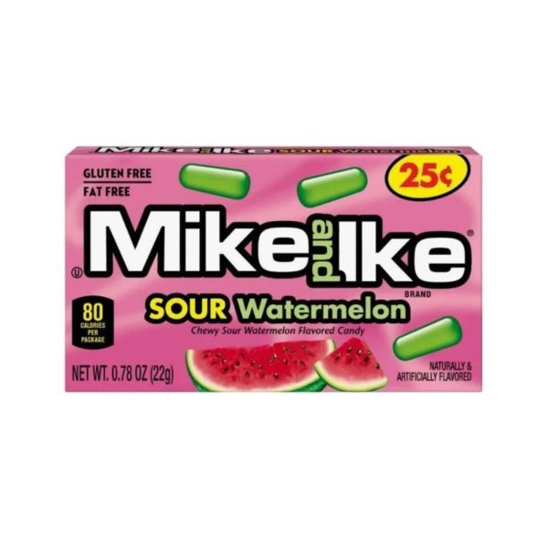 Mike & Ike Caramelle Sour Watermelon