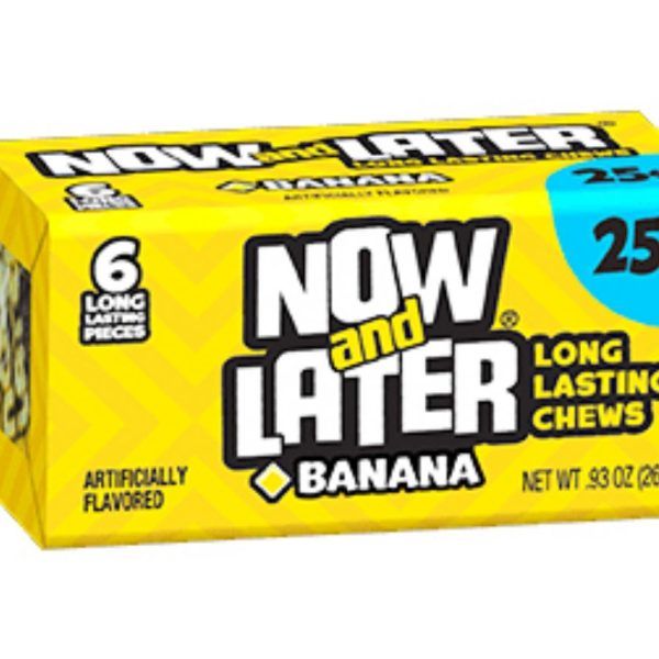 Now & Later Chewy Caramelle Banana