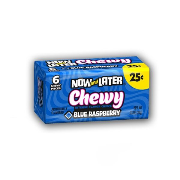 Now & Later Chewy Caramelle Mirtillo Blu