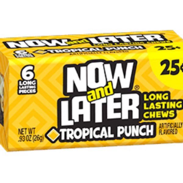 Now & Later Chewy Caramelle Tropical Punch