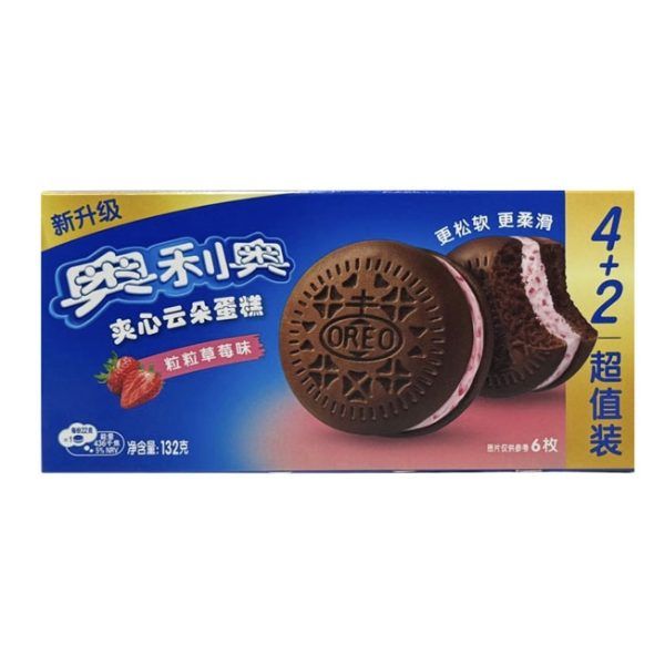 Oreo Cloud Cake Strawberry Flavor