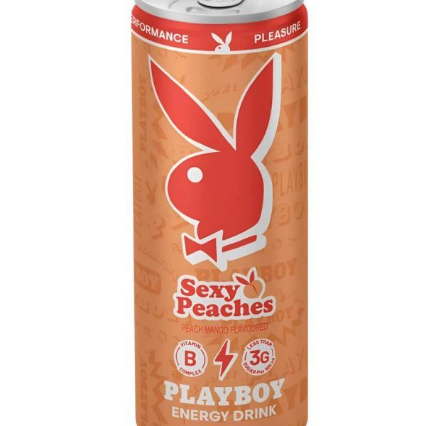 Playboy Energy Drinks Sexy Peaches