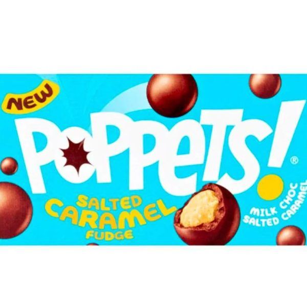 Poppets Milk Choc Coated Salted Caramel Fudge