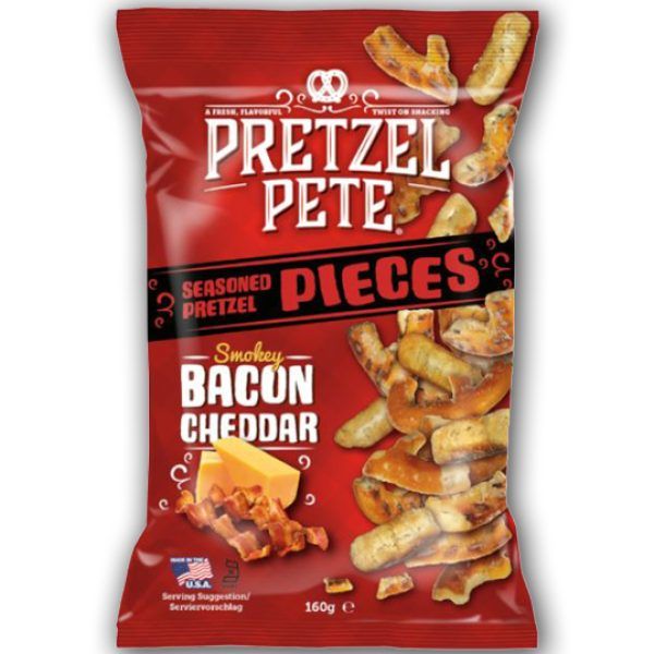 Pretzel Pete Bacon affumicato e Cheddar