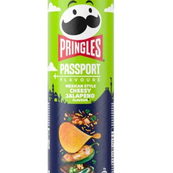 Pringles Passport Mexican Style Cheesy Jalapeno Flavour