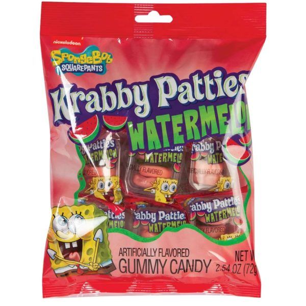 Spongebob caramelle gommose Krabby Patties Watermelon
