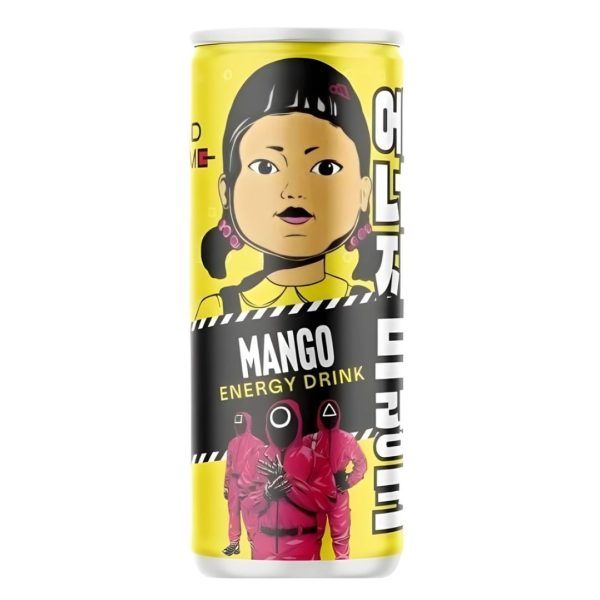 Squid Game Mango Energy Drink
