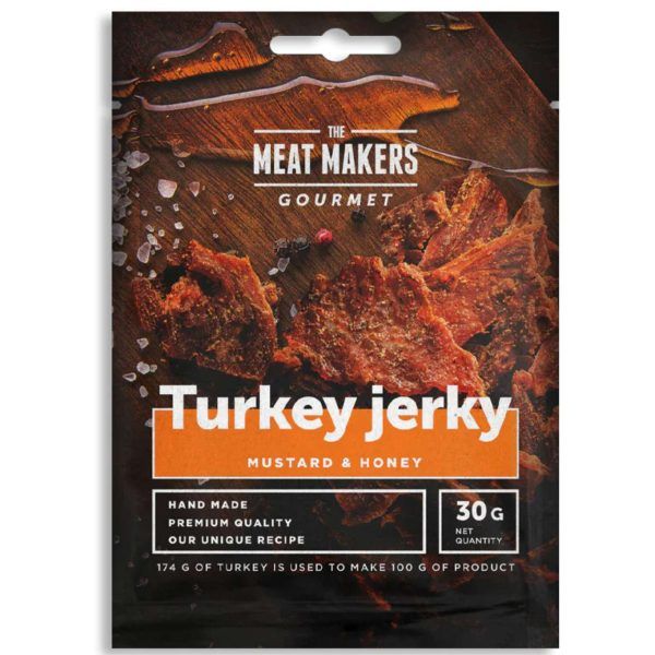 The Meat Makers Gourmet Jerky Turkey Honey & Mustard