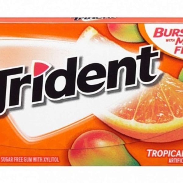 Trident Chewing Gum ai Frutti Tropicali