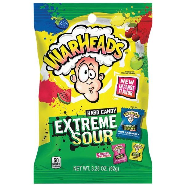 Warheads Extreme Sour Hard Candy 92g