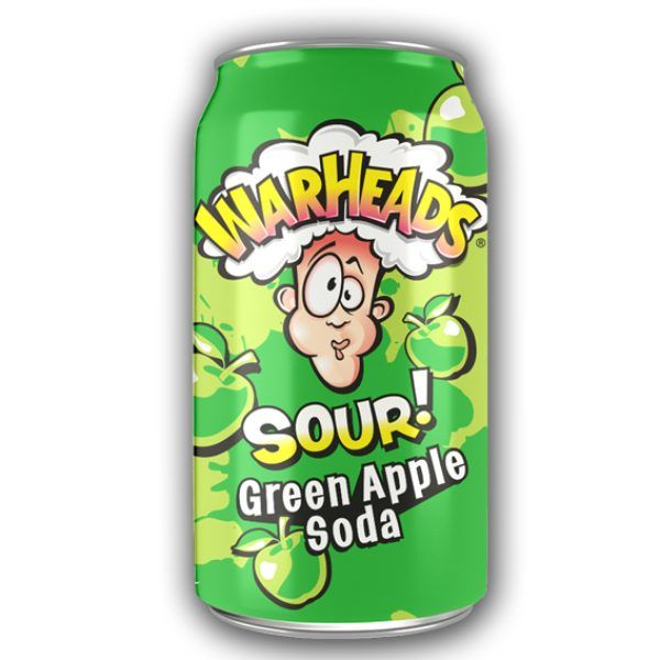 Warheads Sour Soda Green Apple